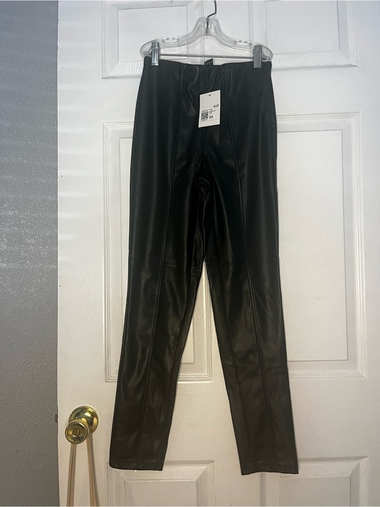 Forever 21 Pants - Forever 21 Black Faux Leather Slim Pants